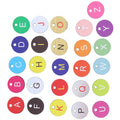 Nieyigj 26 PCS Beehive Numbered Tag Marker with Hole Round Beehive Lab