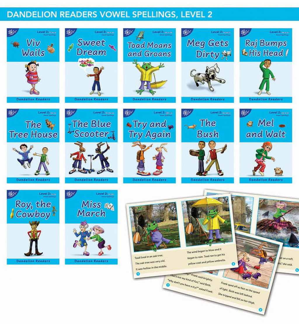 Phonic Books Beginner Decodable: Phonic Books Dandelion Readers Vowel