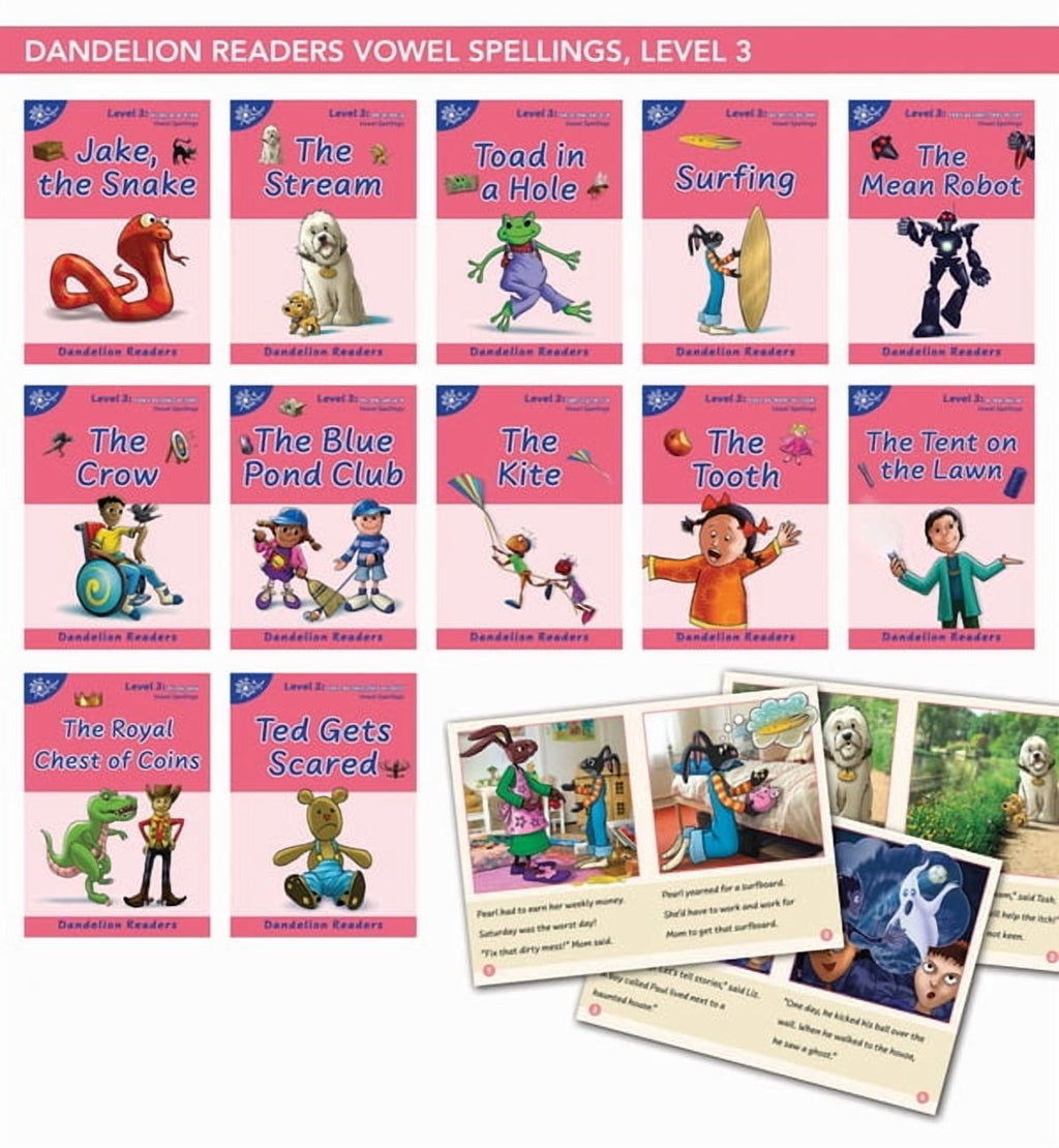 Phonic Books Beginner Decodable: Phonic Books Dandelion Readers Vowel
