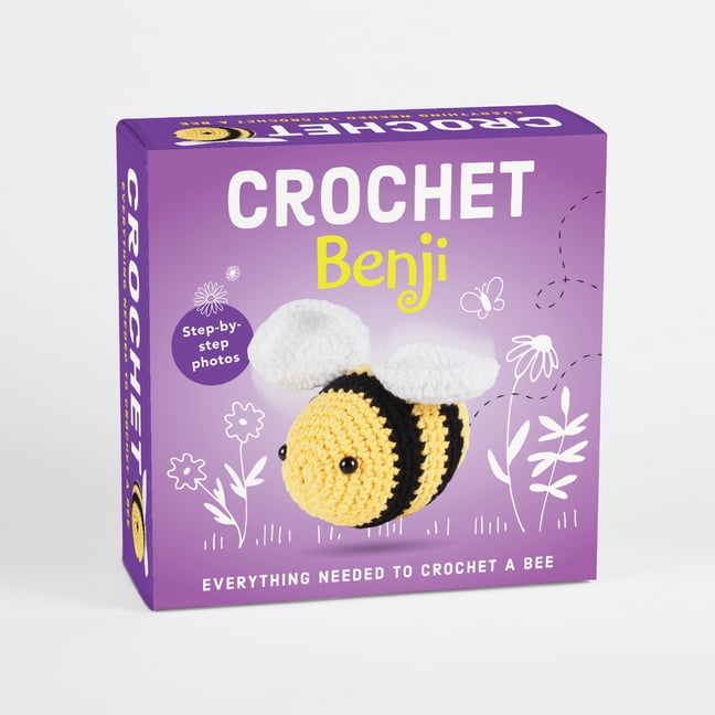 Pil Crochet Kit for Beginners - Benji the Bee Amigurumi - Complete DIY