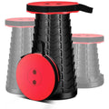 Portable Retractable Folding Stool, BTideas Adjustable Camping Stool f