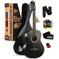 Pyle 6 String Acoustic Guitar, Right, Black Matte, 30" PGACLS30BKMT