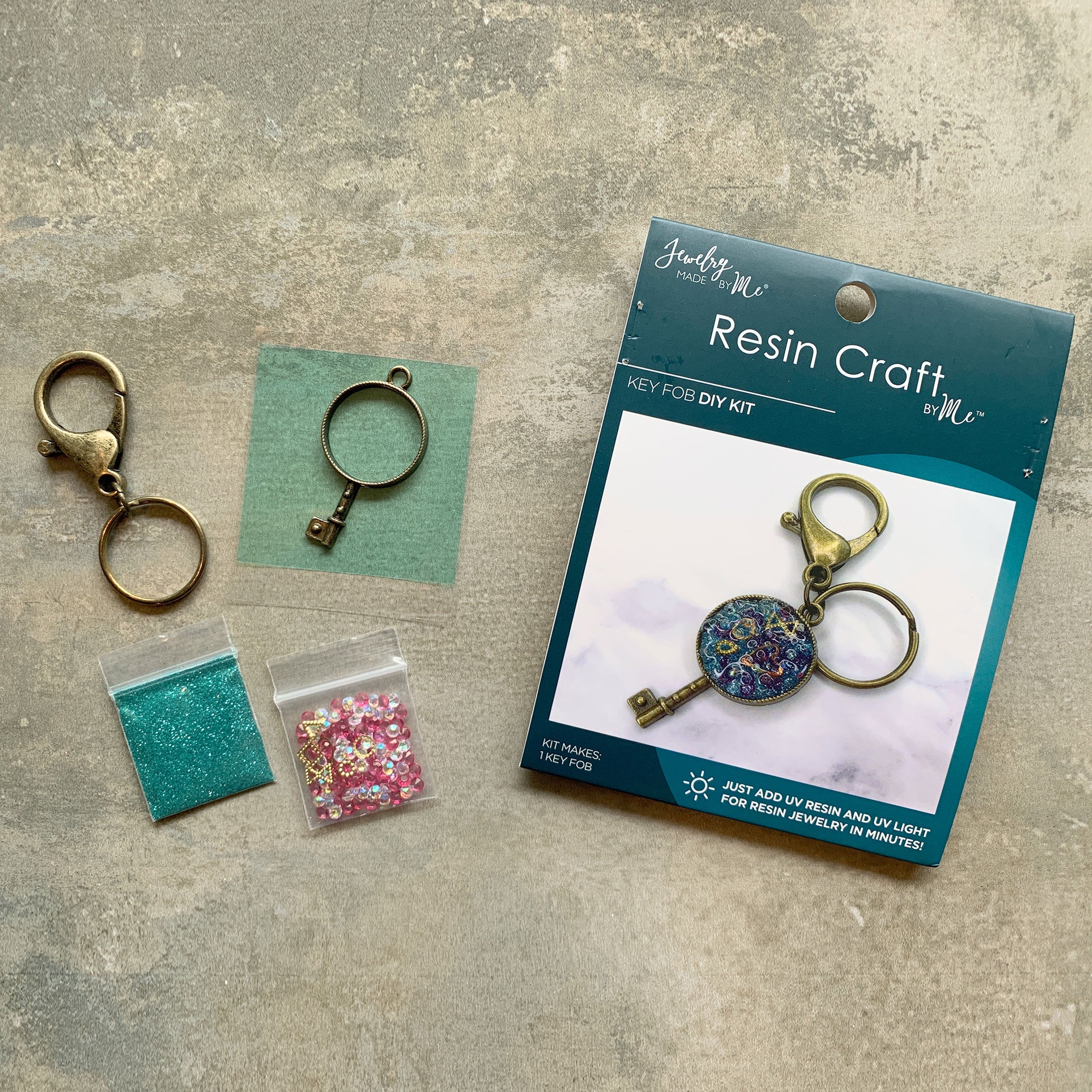 Key Fob UV Resin DIY Kit