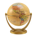 Retro Rotating World Globe Earth Antique Home Office Desktop Decor Geo