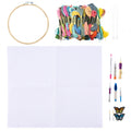 Riousery 100Pcs DIY Crafts Colorful Embroidery Pen Punch Needle Kit, S