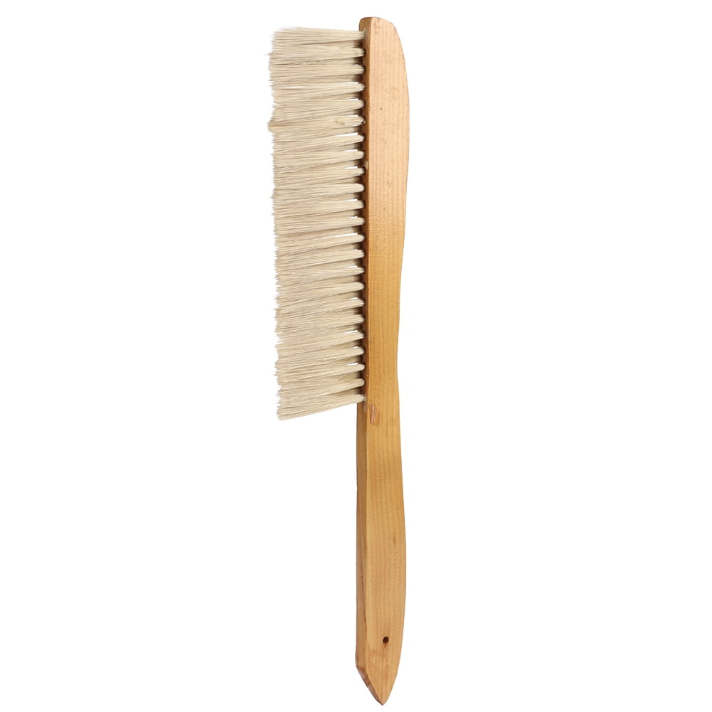 Riousery Double Row Long Handle Beekeeping Brush Wooden Beehive Sweepi