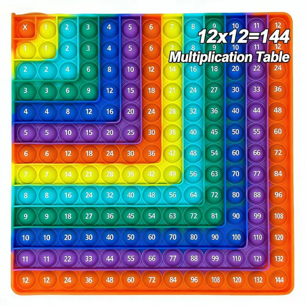 12×12 Multiplication Learning Board Game