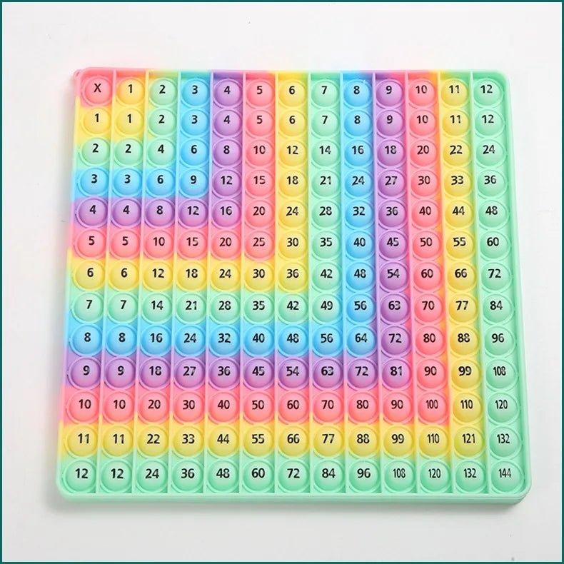12×12 Multiplication Learning Board Game
