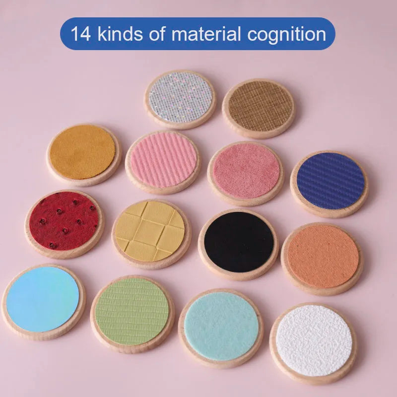 Montessori Sensory Board Toy – Color & Tactile Matching Game