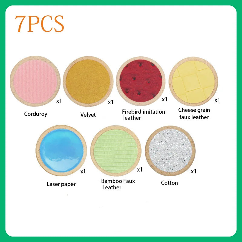 Montessori Sensory Board Toy – Color & Tactile Matching Game
