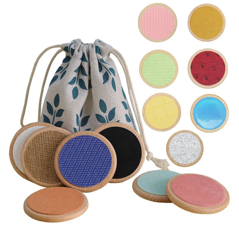 Montessori Sensory Board Toy – Color & Tactile Matching Game