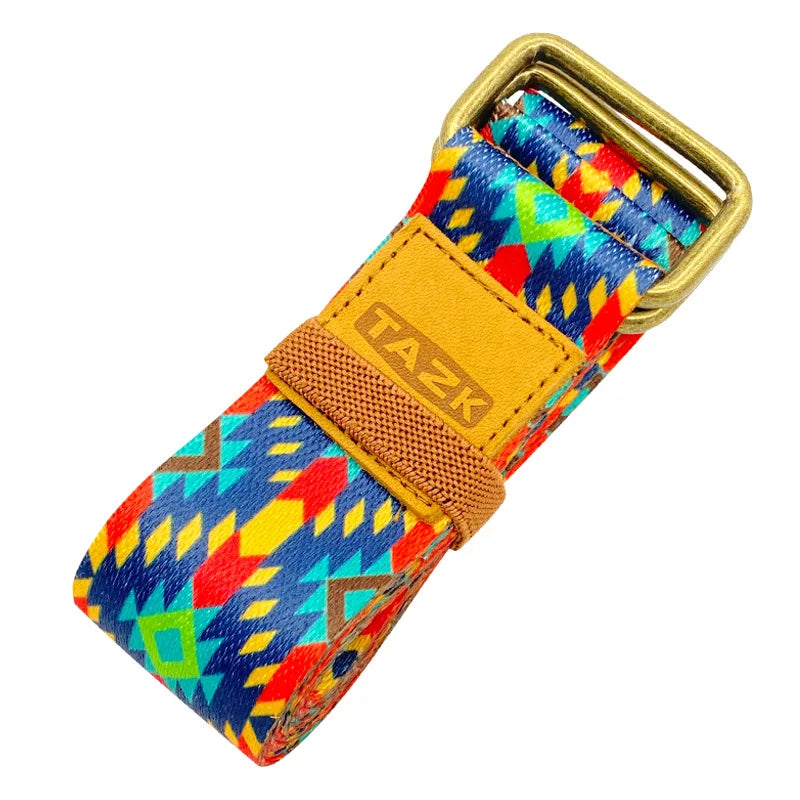 Vintage Yoga Strap 2.5M | Cotton Stretching Band for Dance and Fitness
