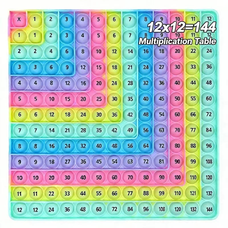 12×12 Multiplication Learning Board Game