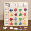 Montessori Wooden Board Game – Educational Logic & Color Toy