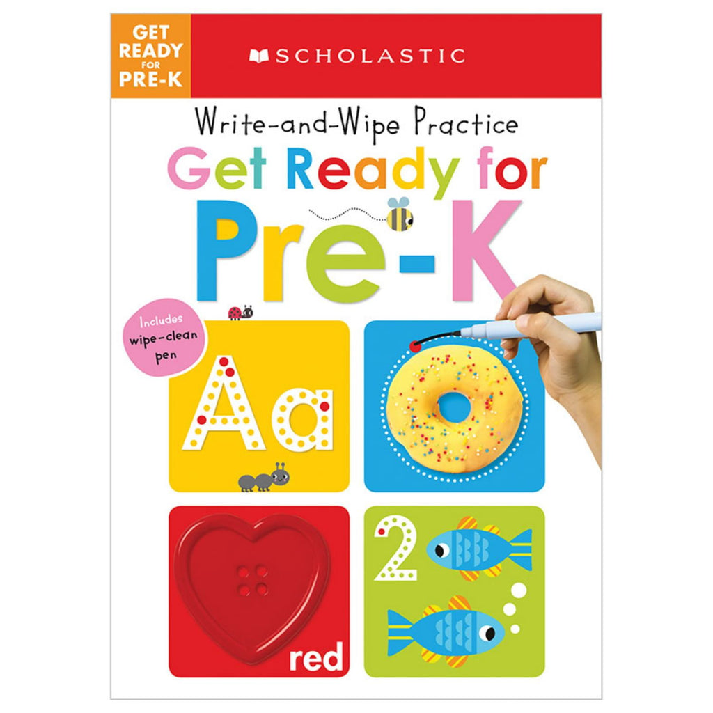 Get Ready for Pre-K Write and Wipe Practice: Scholastic Early Learners