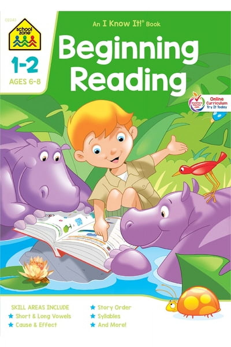 School Zone Beginning Reading Workbook