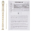 SIEYIO Treble Flute 8 Hole Soprano Recorder Clarinet with Cleaning Rod