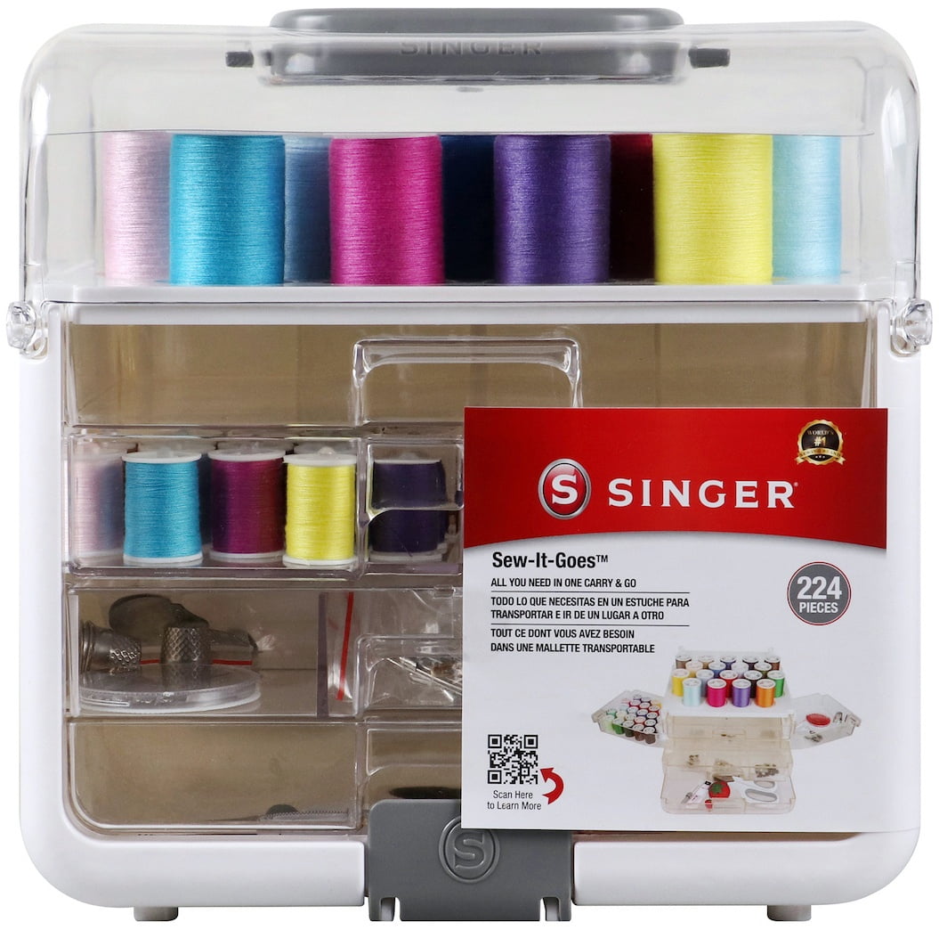 SINGER Sew-It-Goes� 224 Piece Sewing Kit & Craft Organizer Sewing Ca