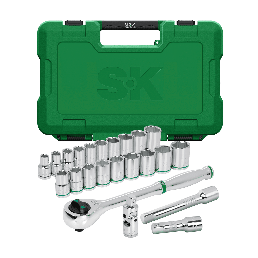 SK Hand Tools SK01354 50 Piece 1/4 160P Mechanic Tool Set