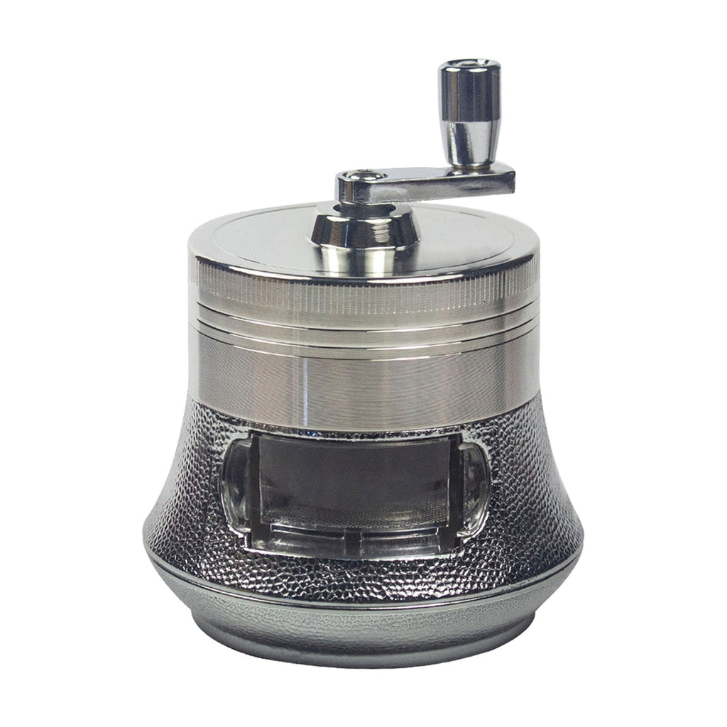 SUSHANG 4 Inch Hand Crank Grinder - Clear Top Coffee Bean & Spice Mill