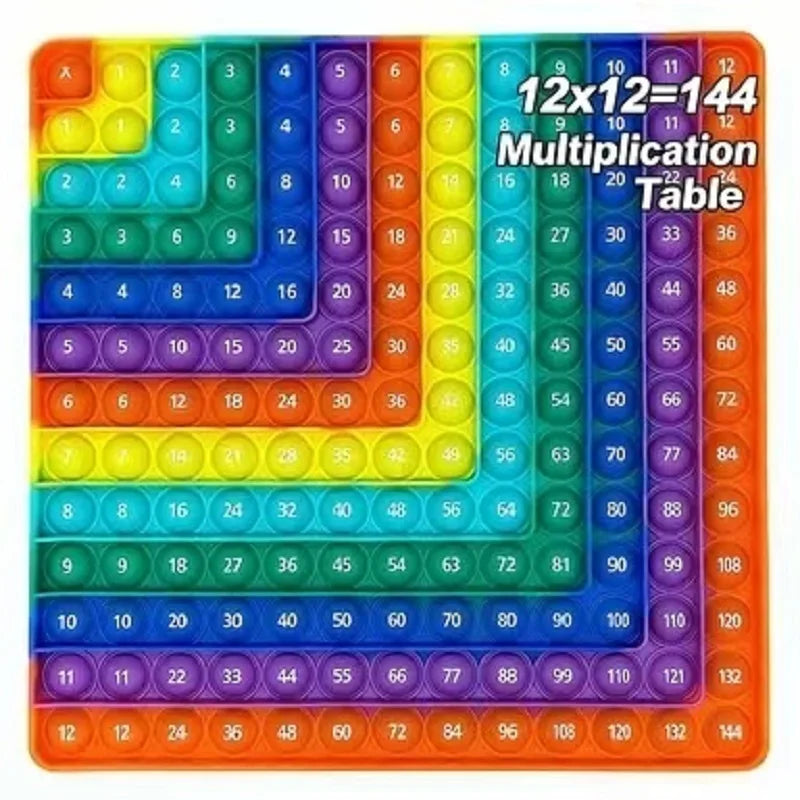 12×12 Multiplication Learning Board Game