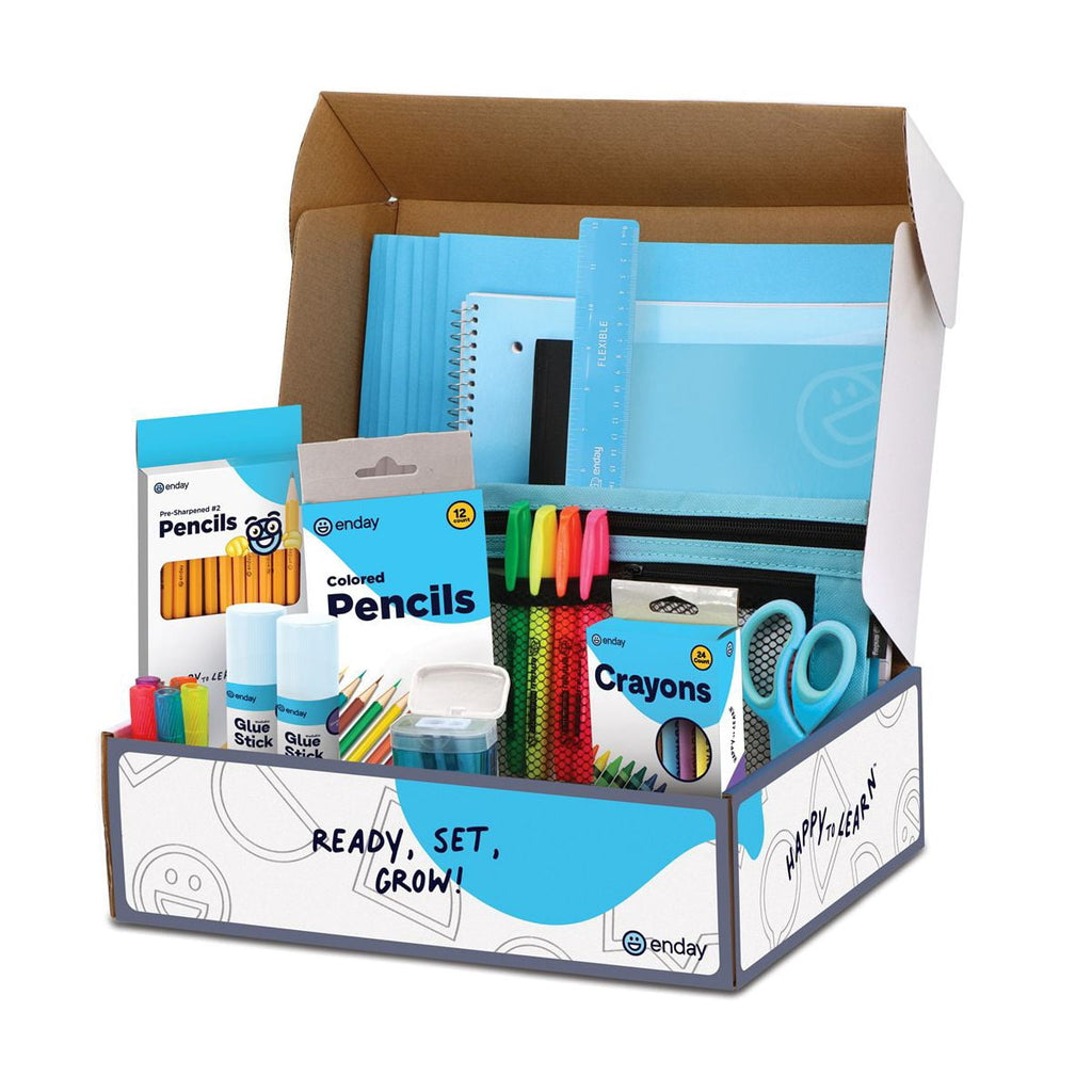 School Supplies Kit for Grades K–5 – 71 Items: Composition Noteboo