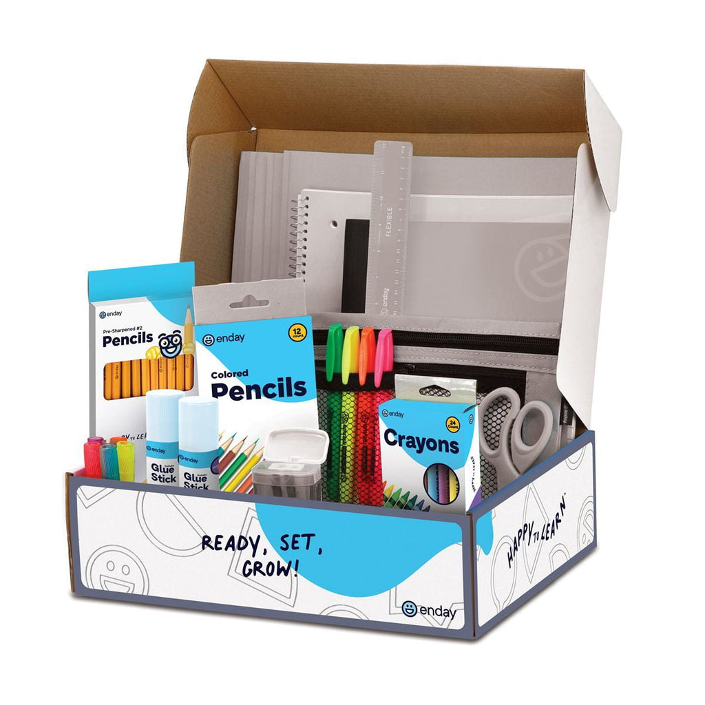 School Supplies Kit for Grades K–5 – 71 Items: Composition Noteboo