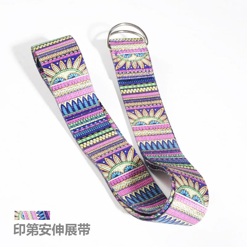 Vintage Yoga Strap 2.5M | Cotton Stretching Band for Dance and Fitness