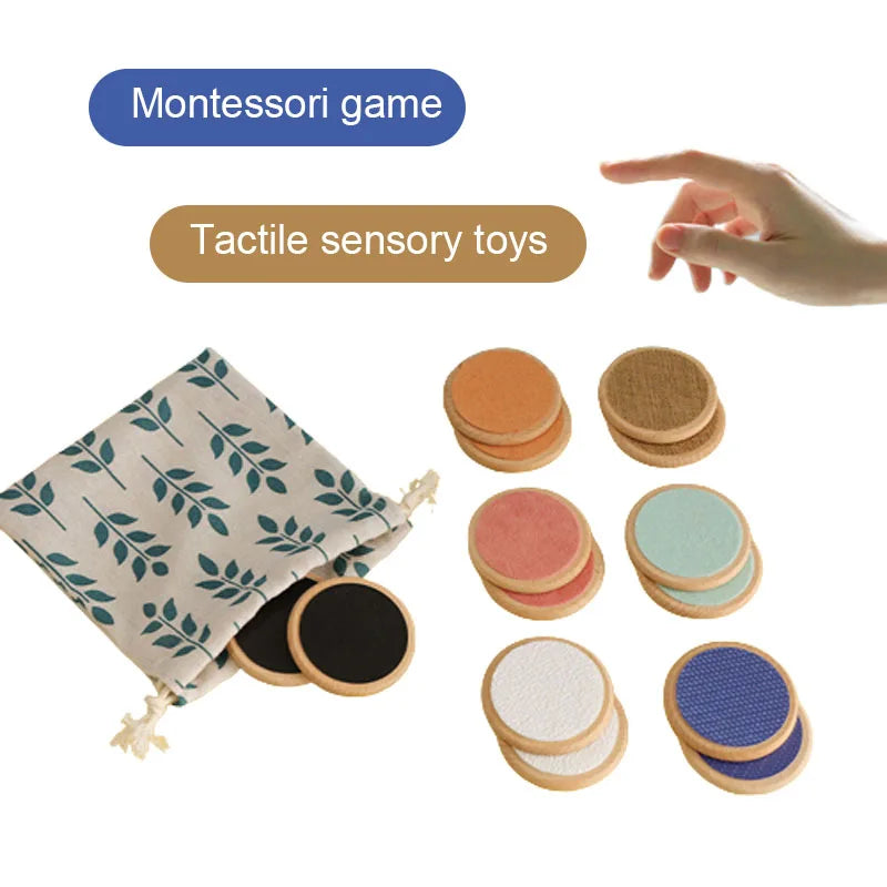Montessori Sensory Board Toy – Color & Tactile Matching Game