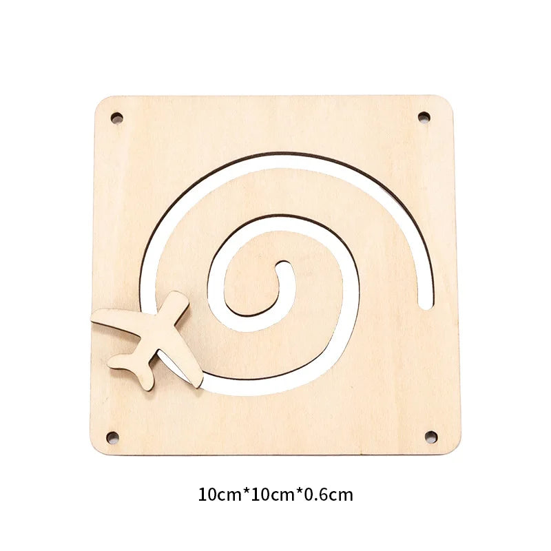 Montessori Busy Board Accessories DIY Wooden Learning Activity Kit