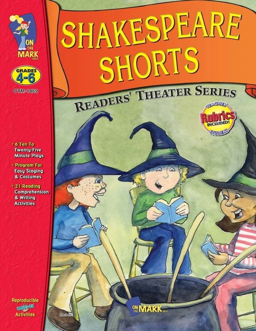 Shakespeare Plays Gr 4-6 Adapted for Readers Theater with Scripts & Ac