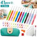 Sherry Crochet Hooks 12 Sizes Crochet Hook Set, 41 Pack Yarn Crochet K