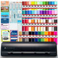 Silhouette Black Cameo 5α Alpha w/ 64 Oracal Vinyl Sheets, Blades, To