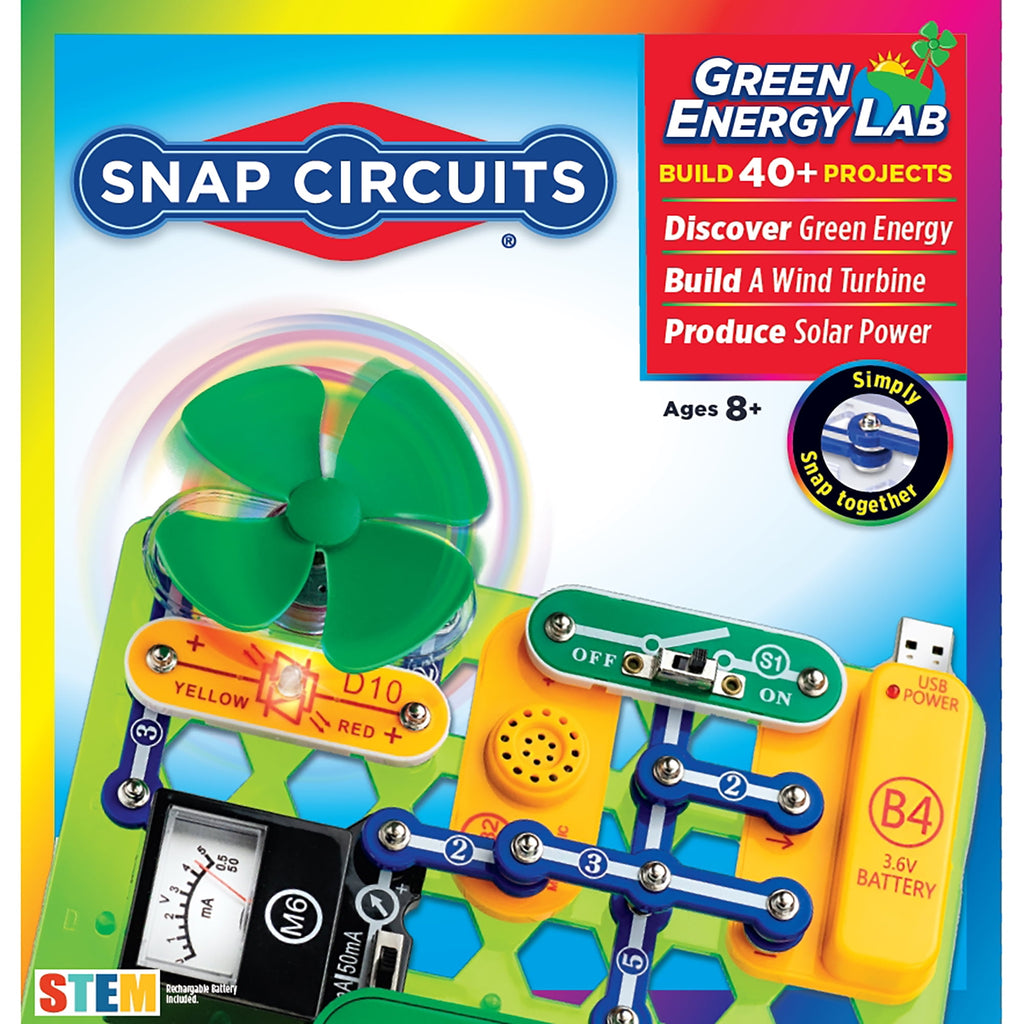 Snap Circuits® Green Energy Lab | Electronic Science Kit | Over 40 Pr
