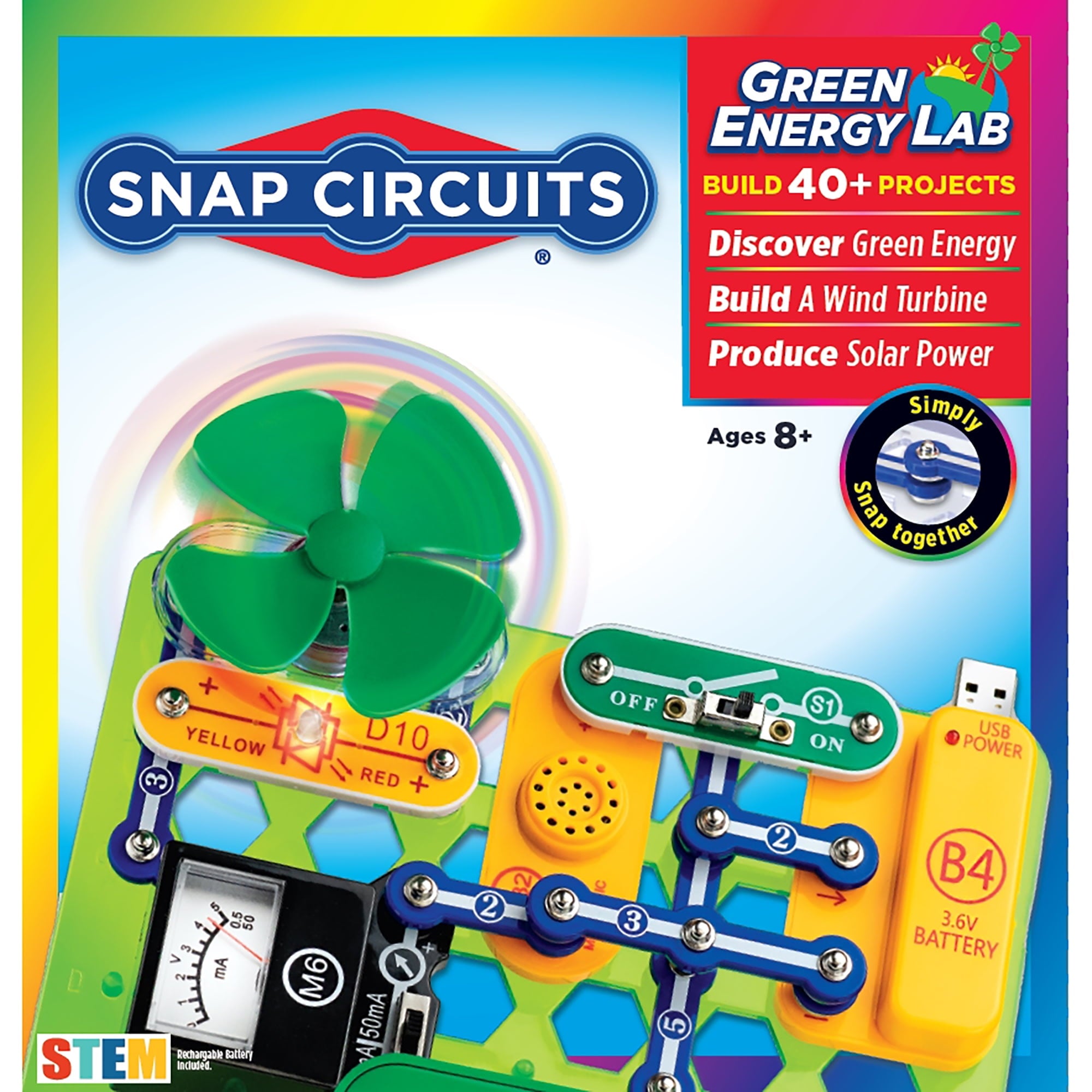 Snap Circuits® Green Energy Lab | Electronic Science Kit | Over 40 Pr