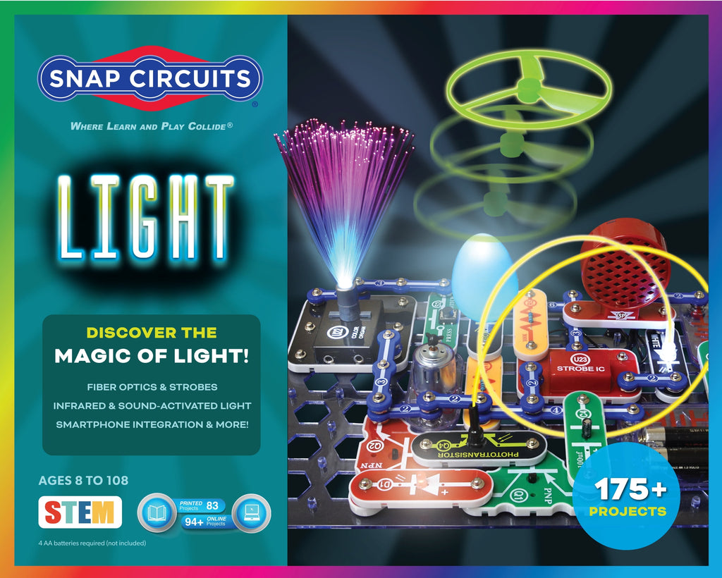 Snap Circuits® Light SCL175 | Electronic Science Kit | 175 Project ST