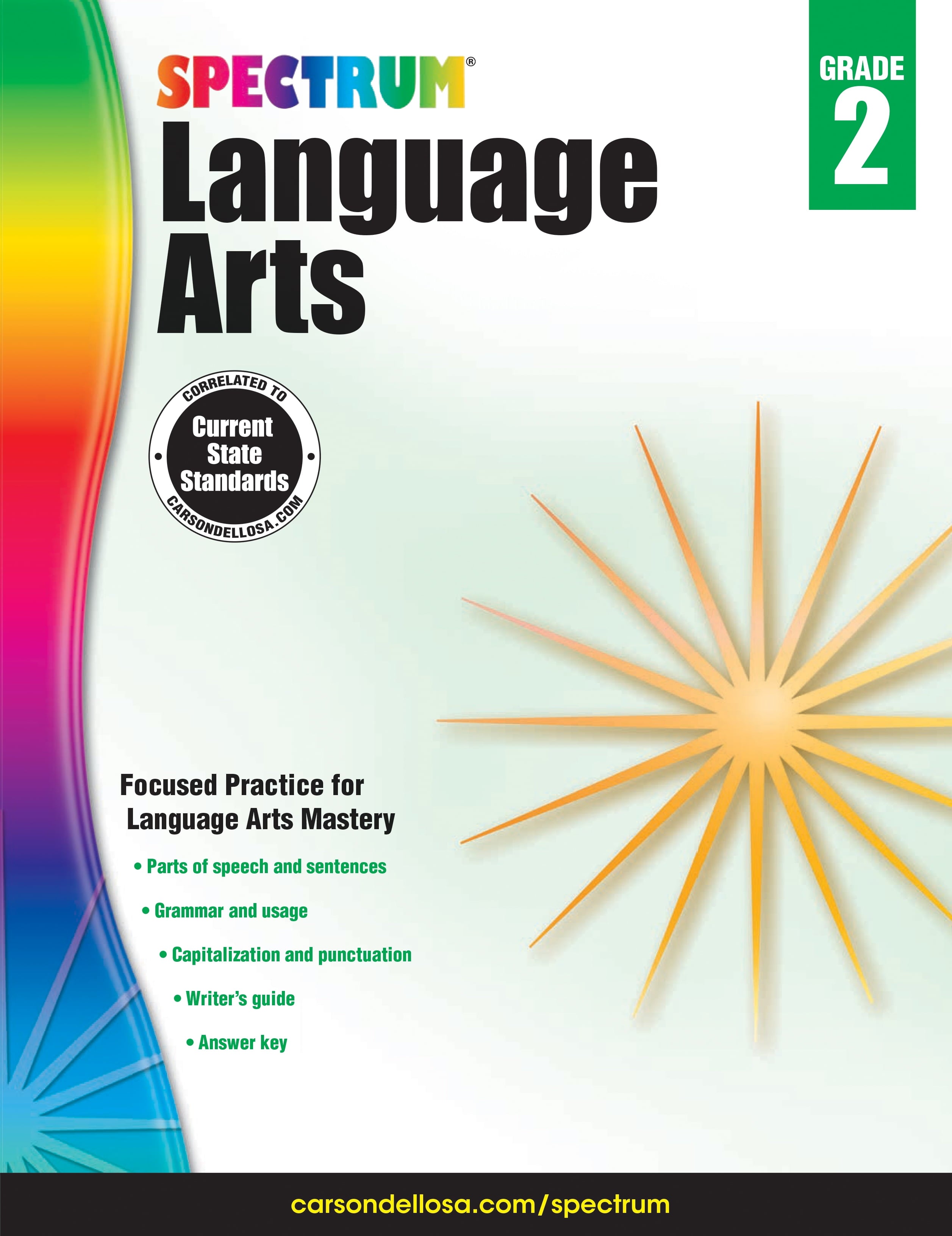 Spectrum: Spectrum Language Arts, Grade 2 (Series #12) (Paperback)