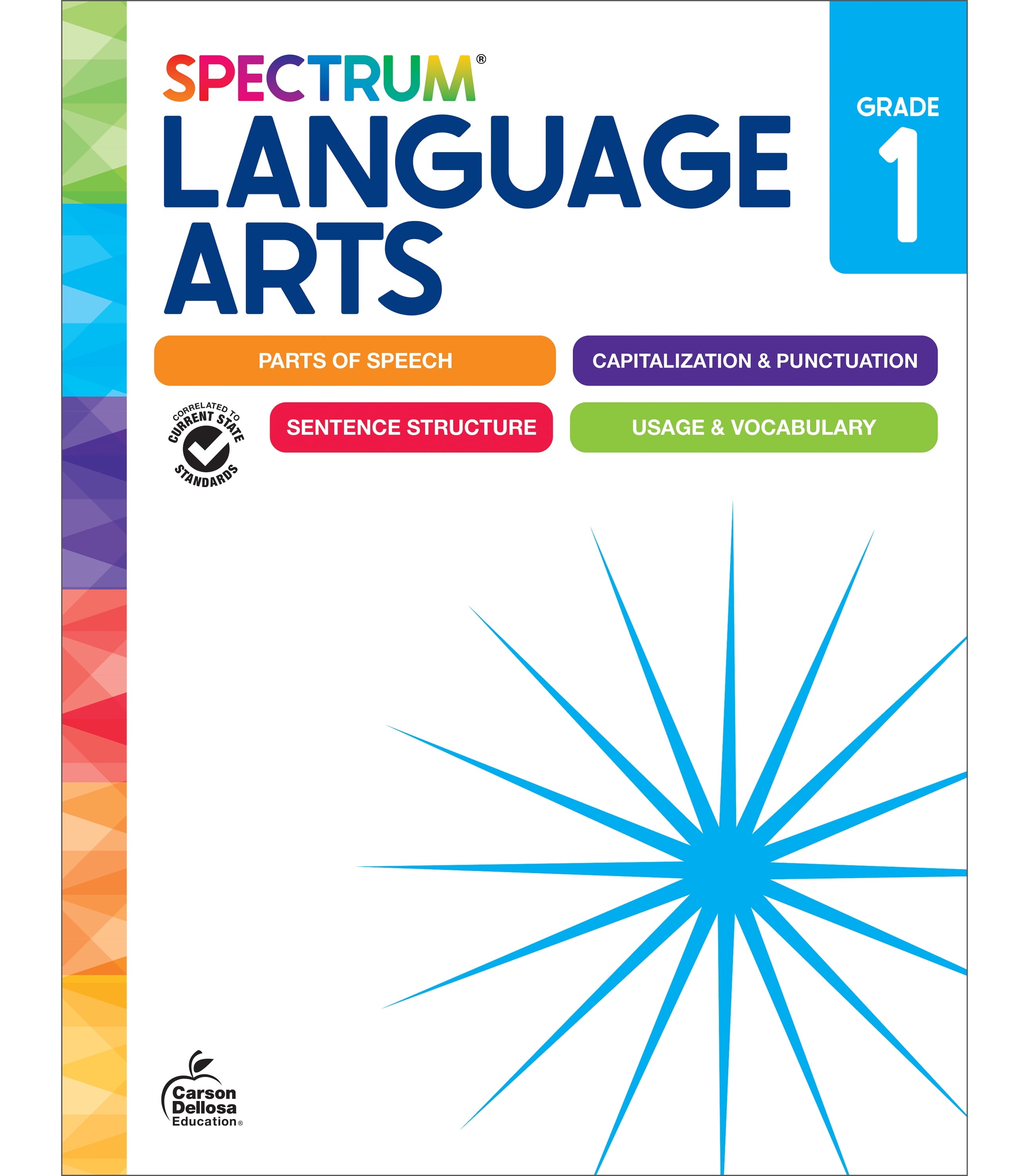 Spectrum Spectrum Language Arts Workbook, Grade 1, (Paperback)
