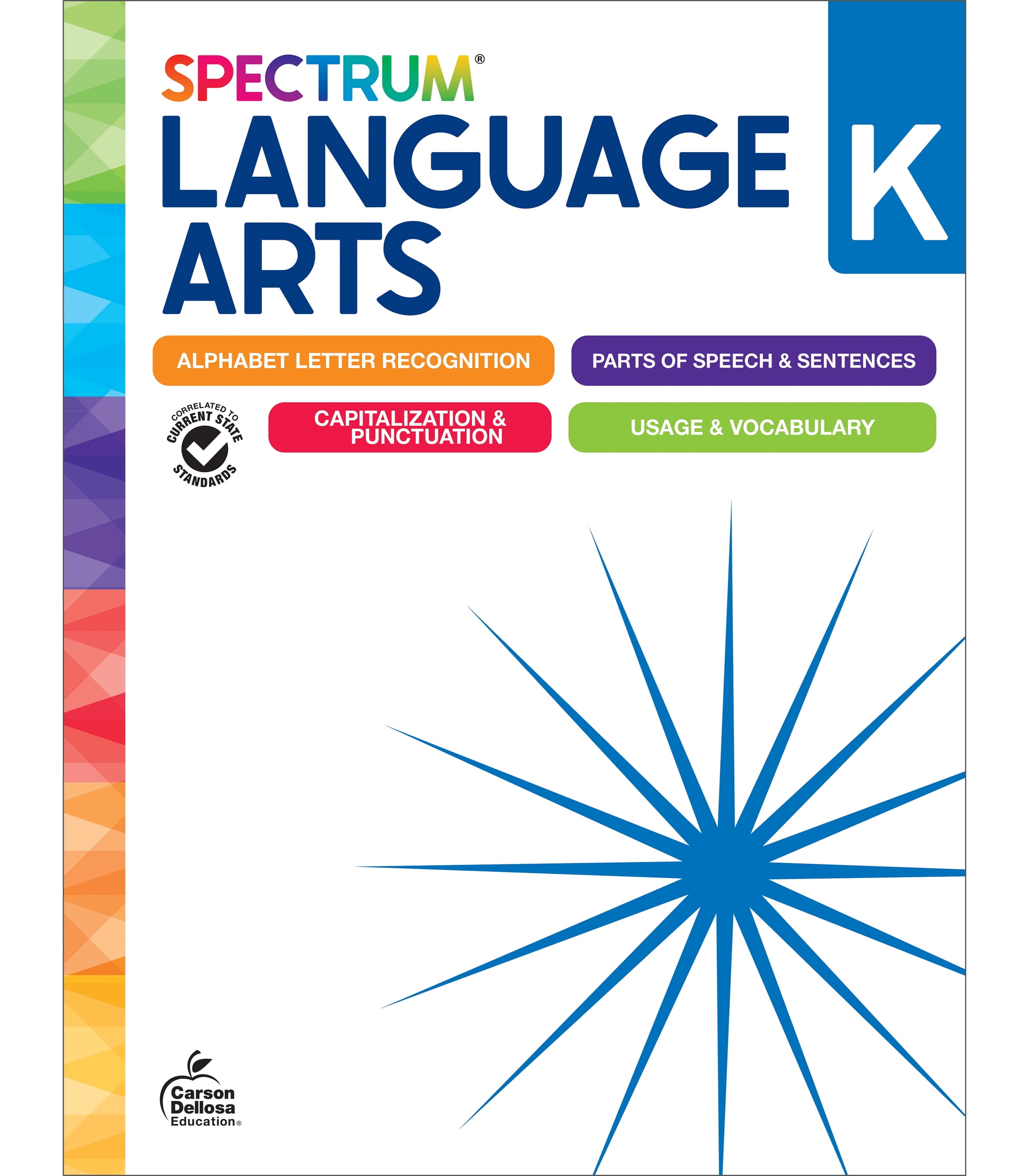 Spectrum Spectrum Language Arts Workbook, Grade K, (Paperback)