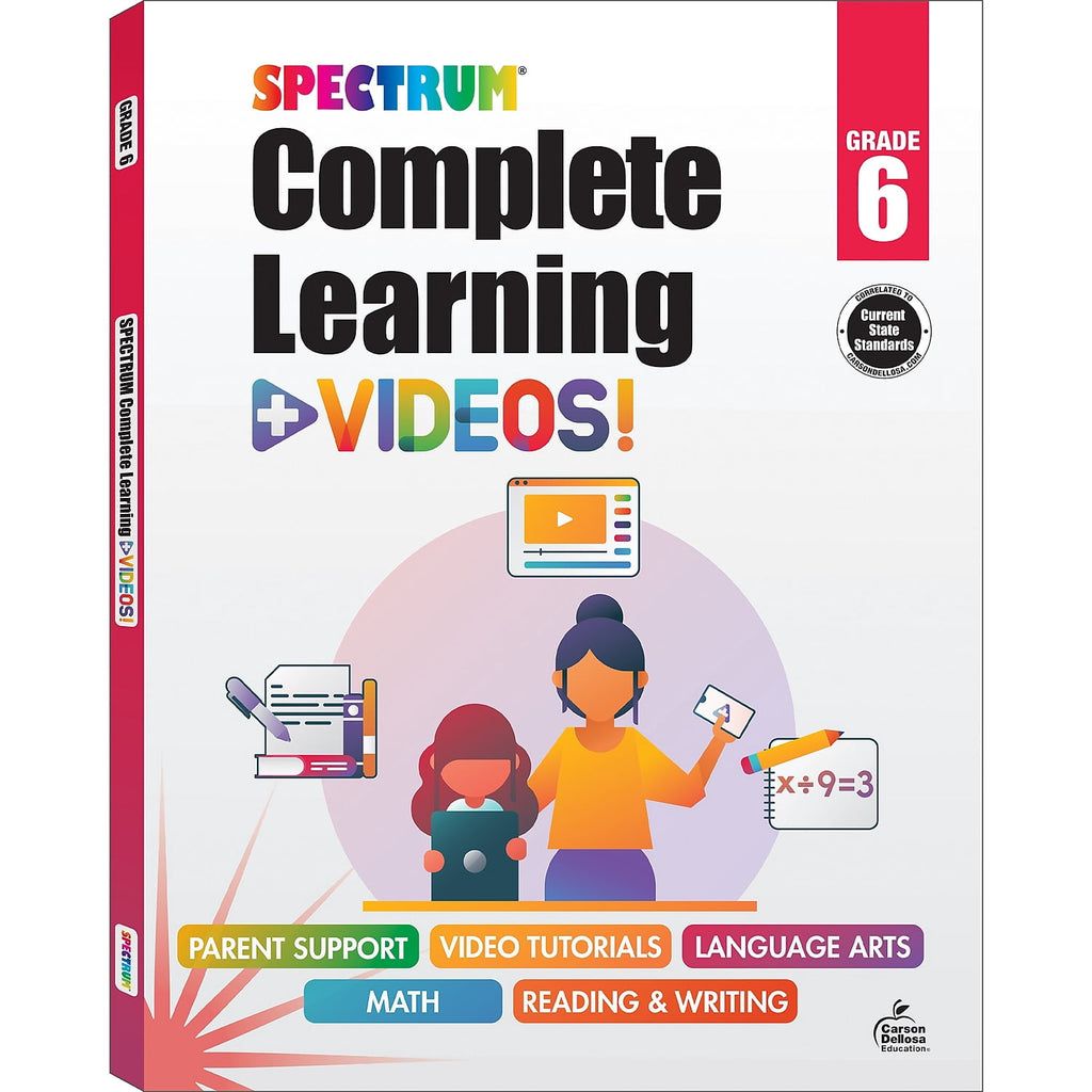 Spectrum Spectrum Paperback Workbook Complete Learning + Videos (70543