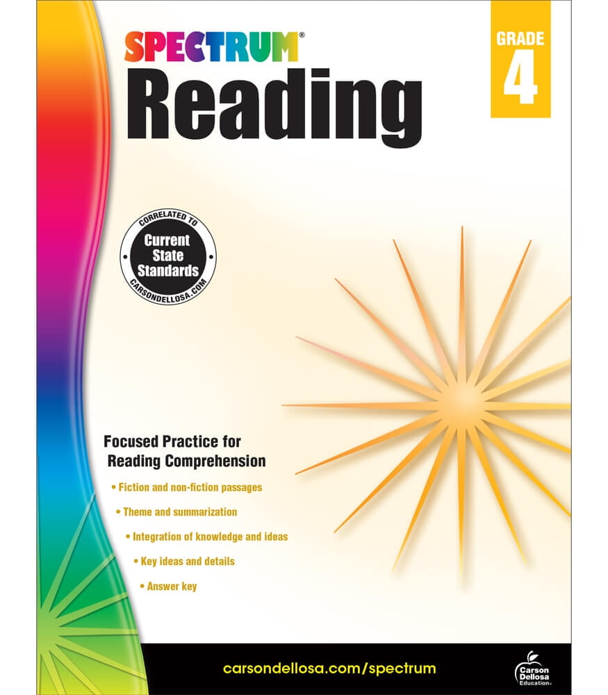 Spectrum Spectrum Reading Workbook, Grade 4: Volume 23, (Paperback)