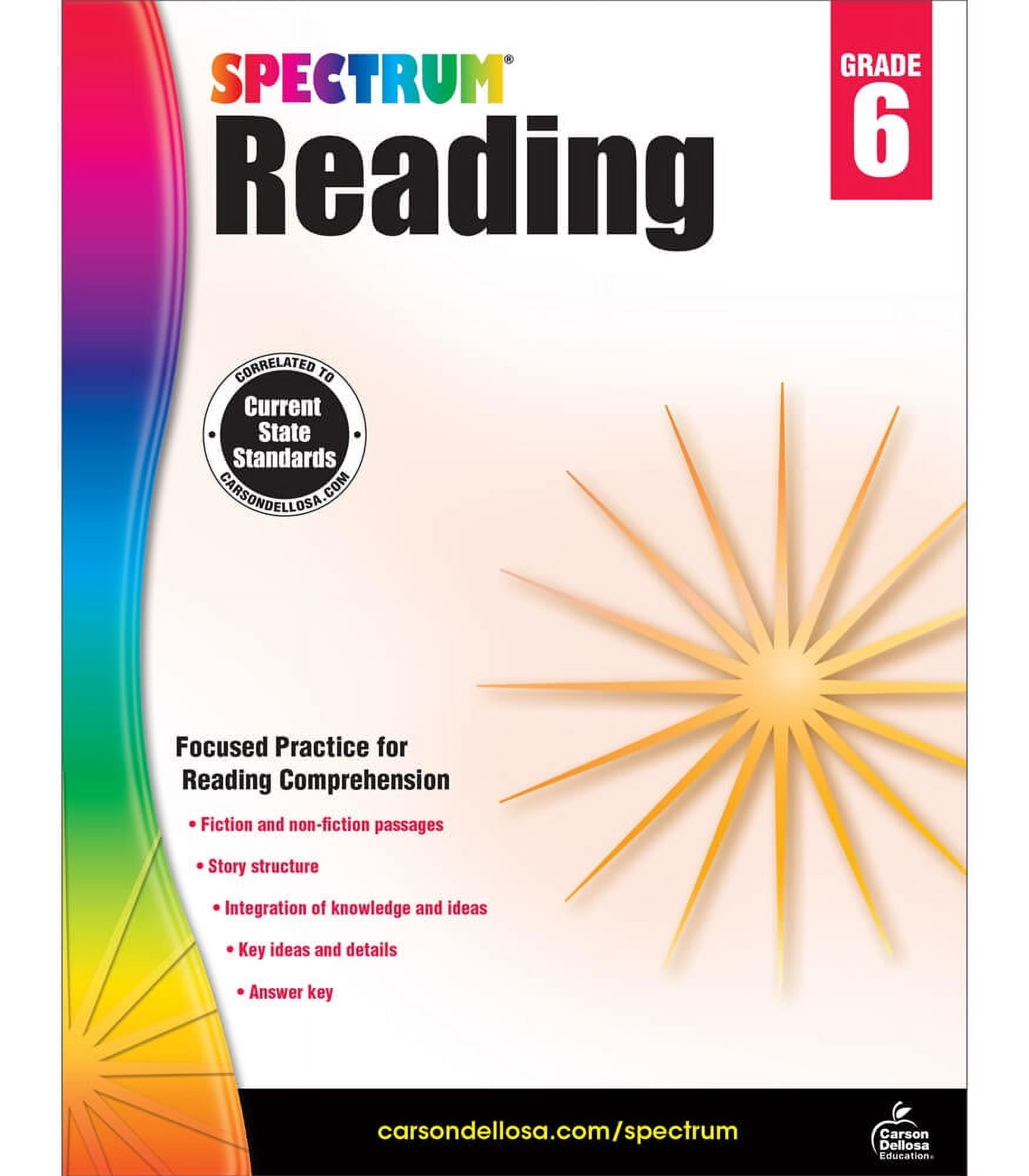 Spectrum Spectrum Reading Workbook, Grade 6: Volume 25, (Paperback)
