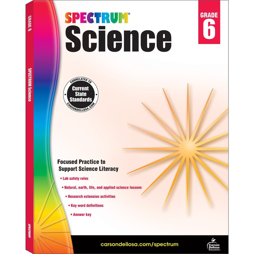 Spectrum Spectrum Science, Grade 6: Volume 58, (Paperback)