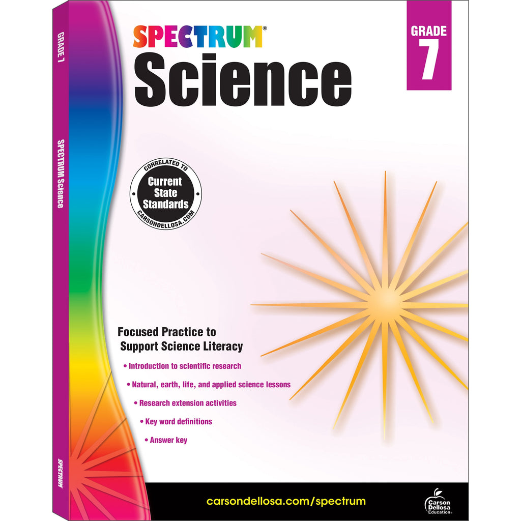 Spectrum Spectrum Science, Grade 7: Volume 59, (Paperback)