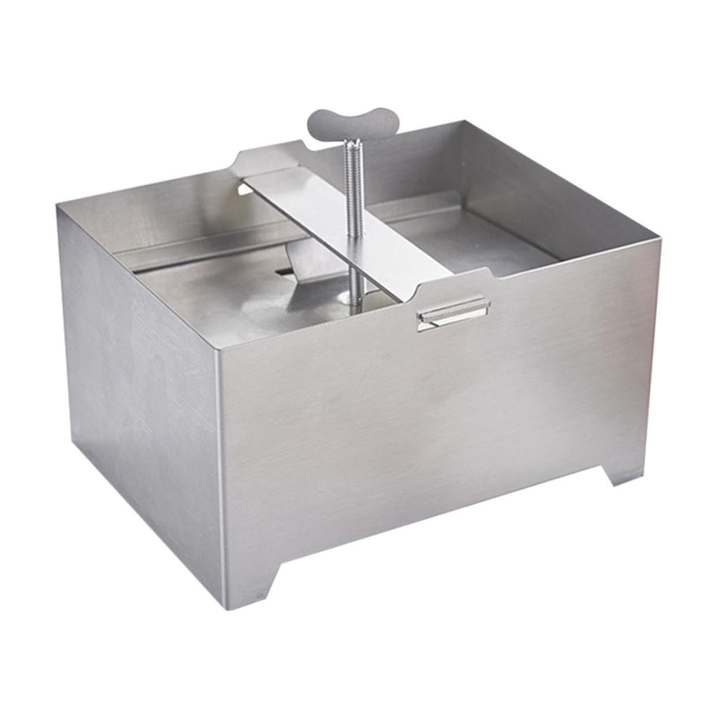 Stainless Steel Paneer Press with Adjustable Pressure and Drip Tray fo