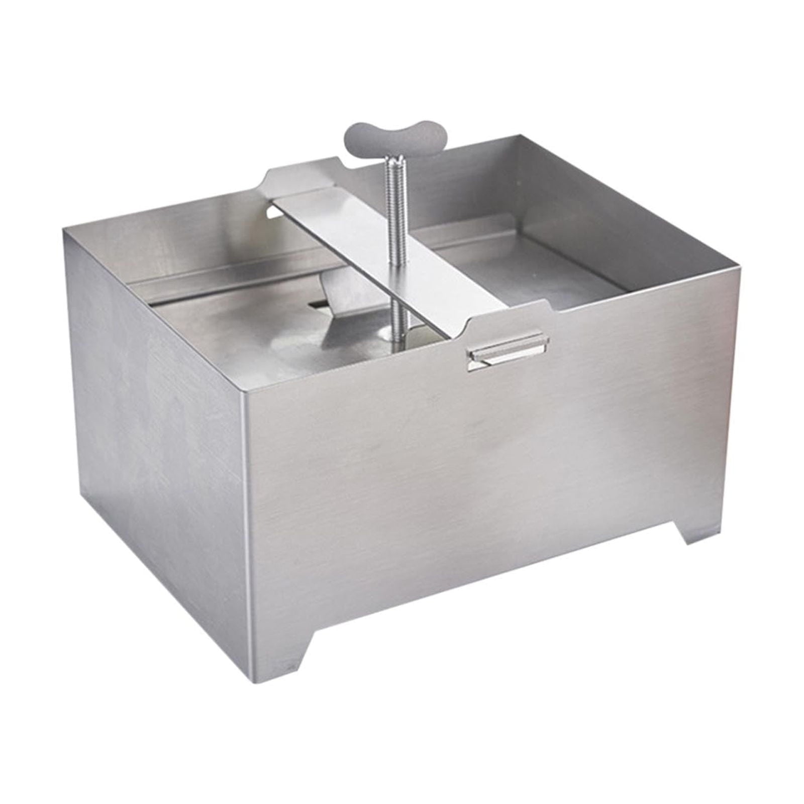 Stainless Steel Paneer Press with Adjustable Pressure and Drip Tray fo