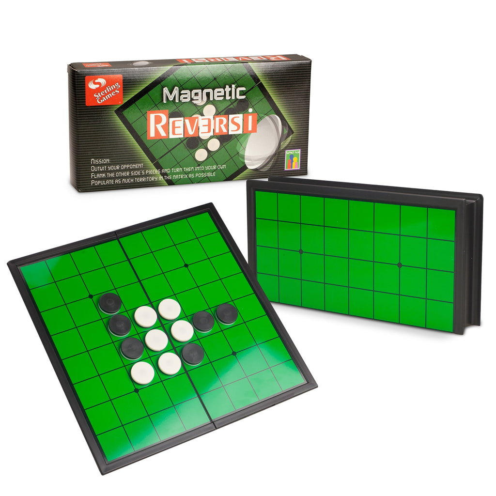 Sterling Games Othello Reversi Strategy Game 9.75 inch Folding Magneti
