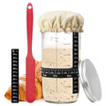 TINANA Sourdough Starter Jar Kit, 650ml Sourdough Starter Jar With The