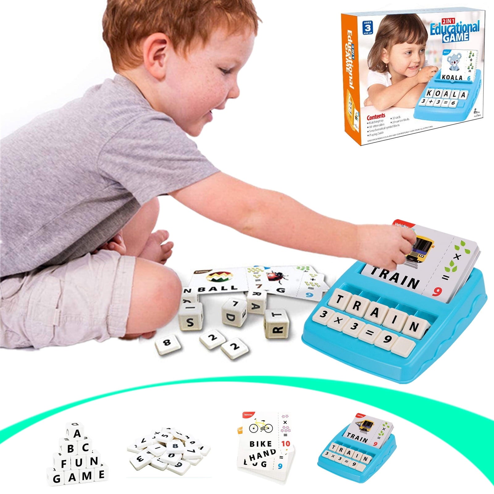 Tepsmf Matching Letter Games for Kids Ages 4-8,Learning & Education To