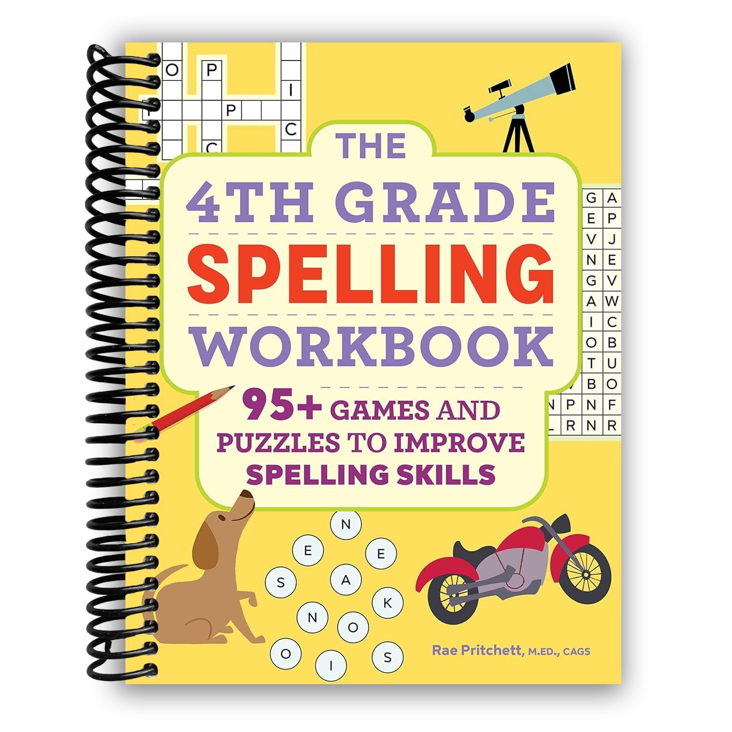 The 4th Grade Spelling Workbook: 95+ Games and Puzzles to Improve Spel